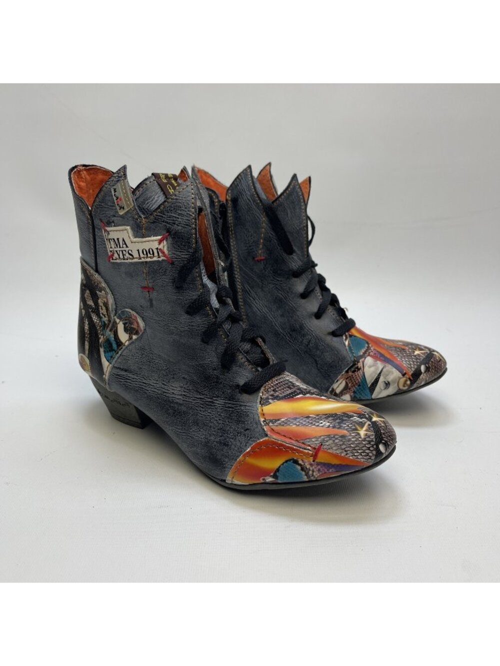 Maia TMA EYES 1991 Woman’s 7.5 US Grunge Punk UK SteamPunk Goth Emo Boots